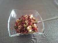 Quinoa salat med granatæble og edemame (Vegansk)